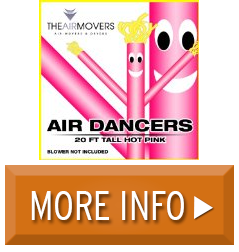 For 20FT HOT PINK Skyer Wacky Waving Inflatable Fly Sky Guy Puppet Advertising Dancing Tube